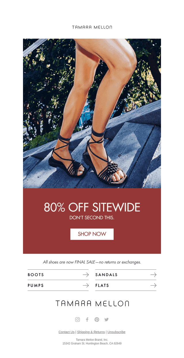 Tamara Mellon email from Sat, Mar 22, 2025
