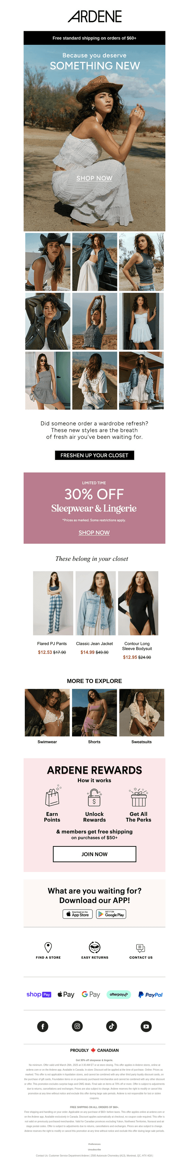 New arrivals, just for you
