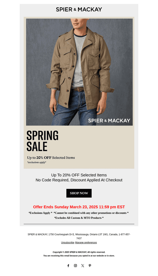 48 Hours Remaining: The Spring Sale!