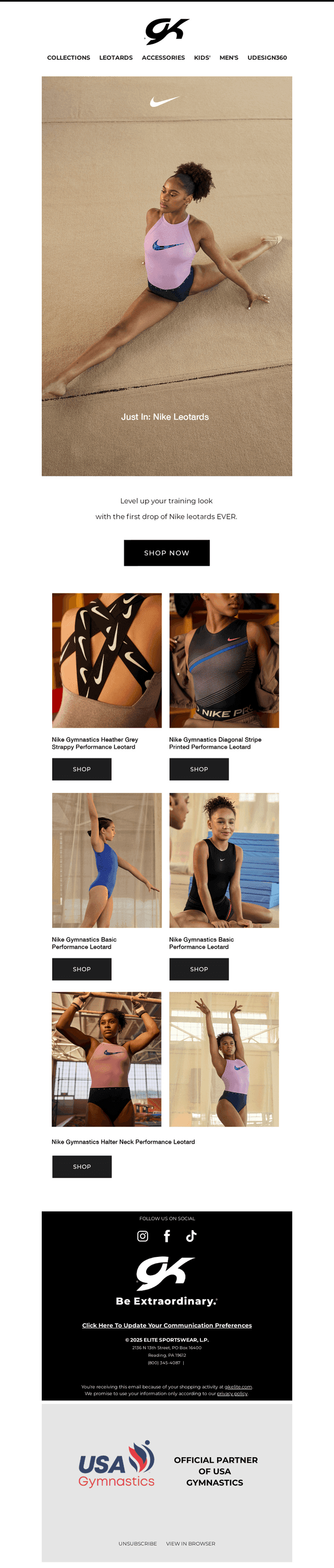 Built to Train: The Nike Collection.