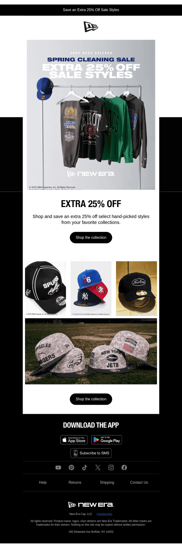 New Era Cap email from Sat, Mar 22, 2025