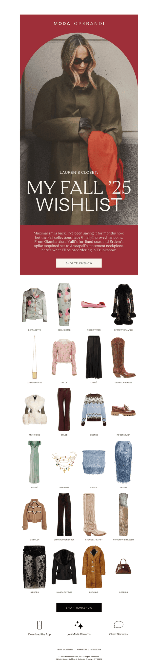 My Trunkshow Picks