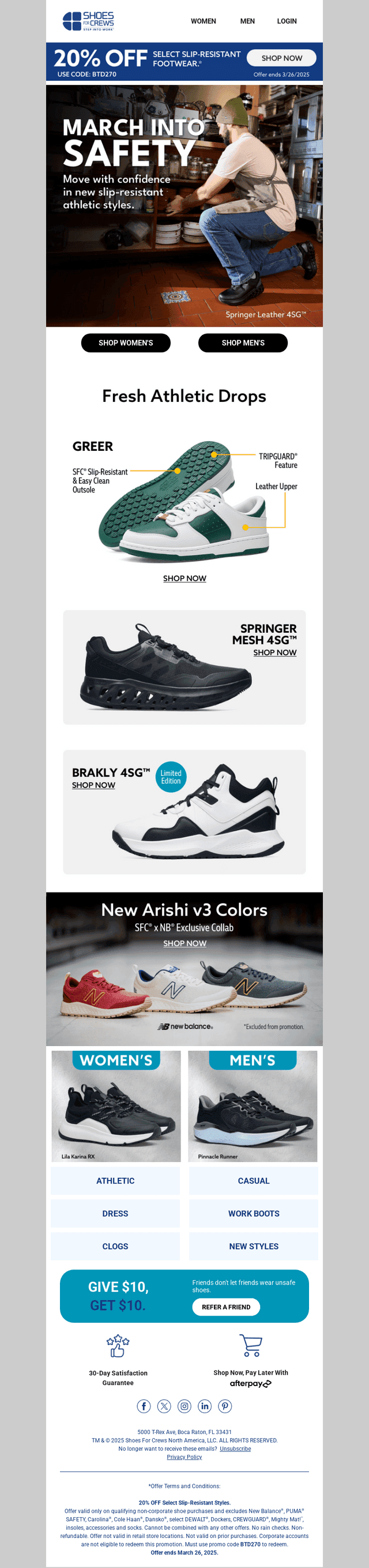 March Into Safety with New Styles