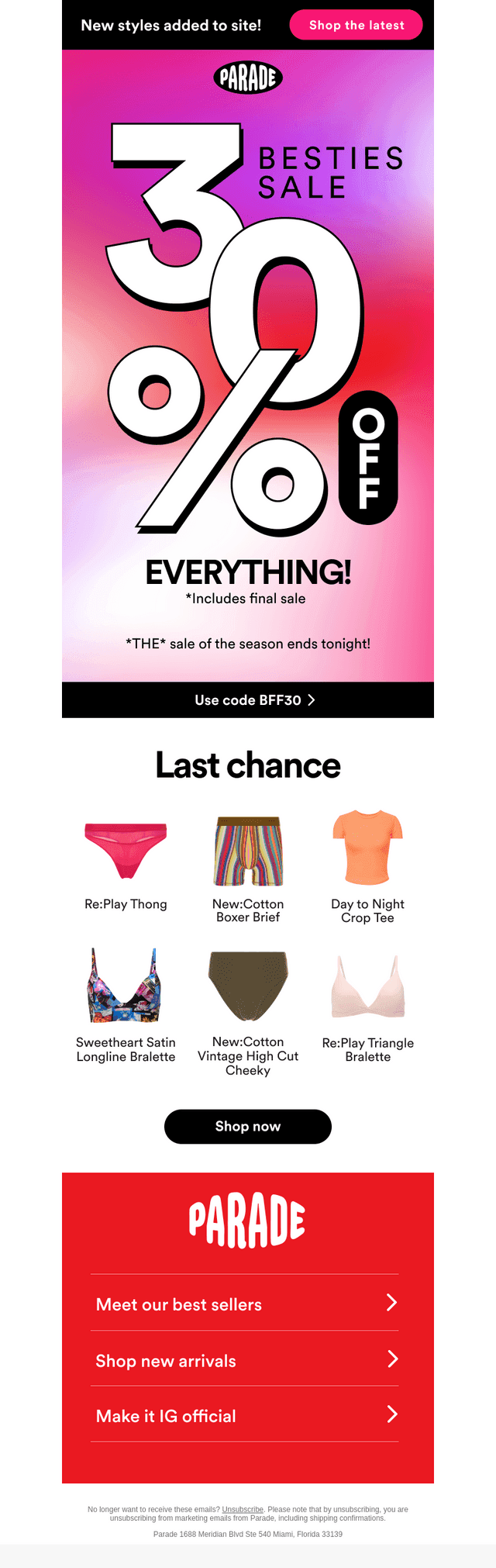 Friendship ENDED with 30% off