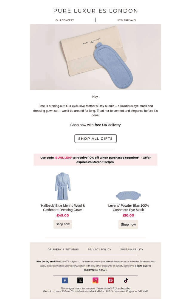 Final Call for Mom's Day Gift!