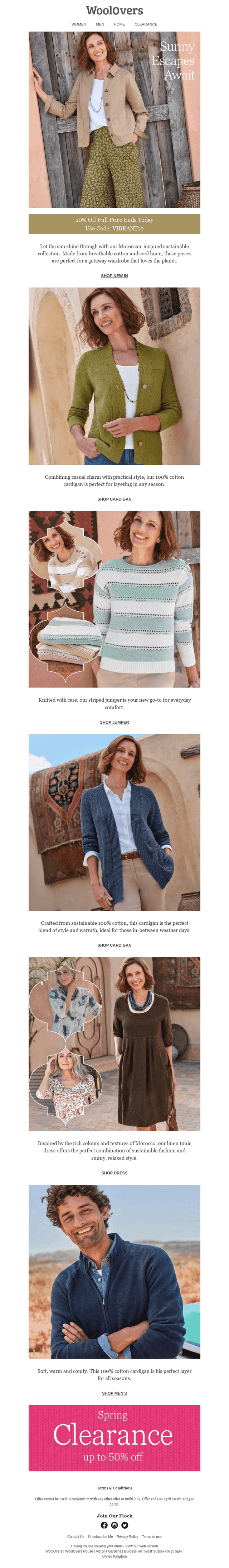 Ends Today: 10% Off Full Price Styles