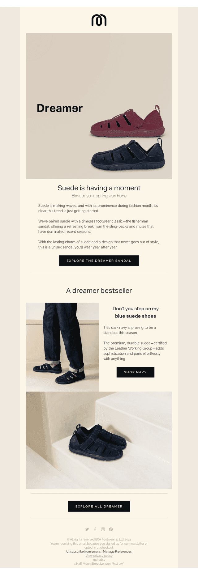 Take a break from uncomfortable sandals