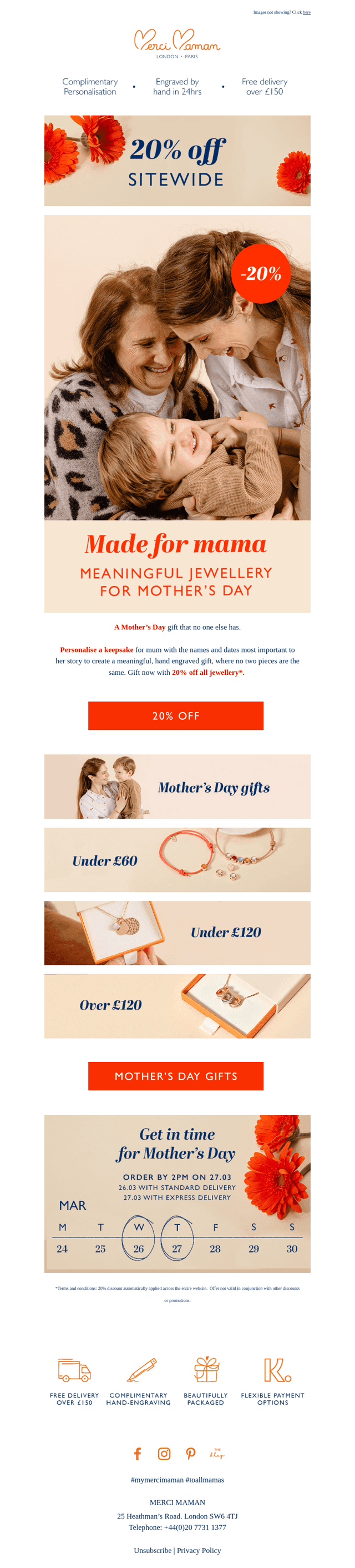 Time to gift mum 🧡