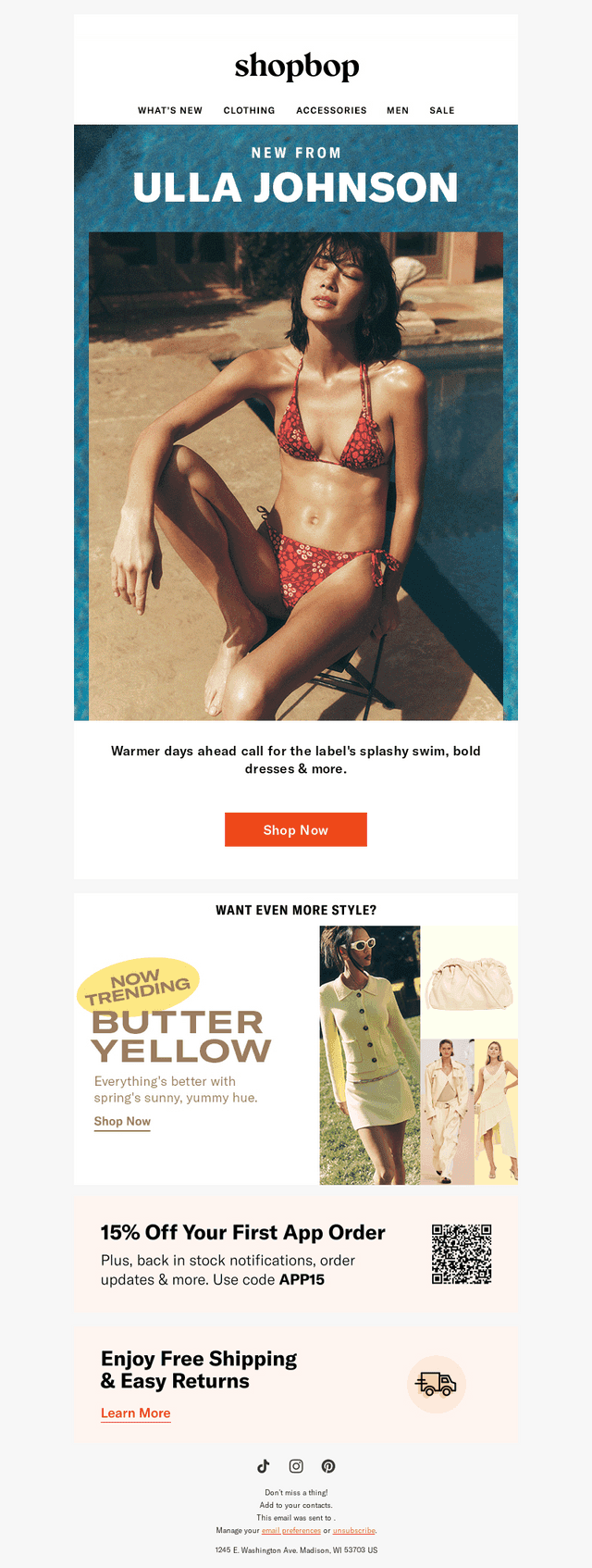 Just in: Ulla Johnson (so sunny)