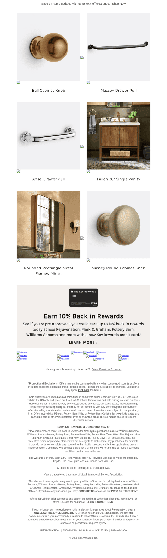 New & bestselling bath hardware