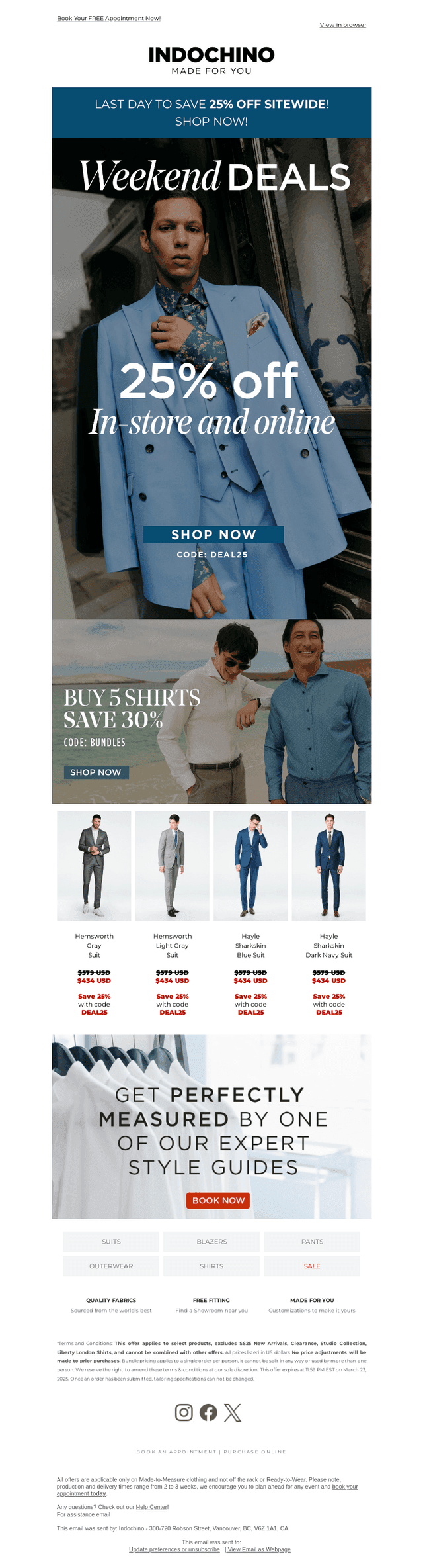 LAST DAY | 25% OFF SITEWIDE