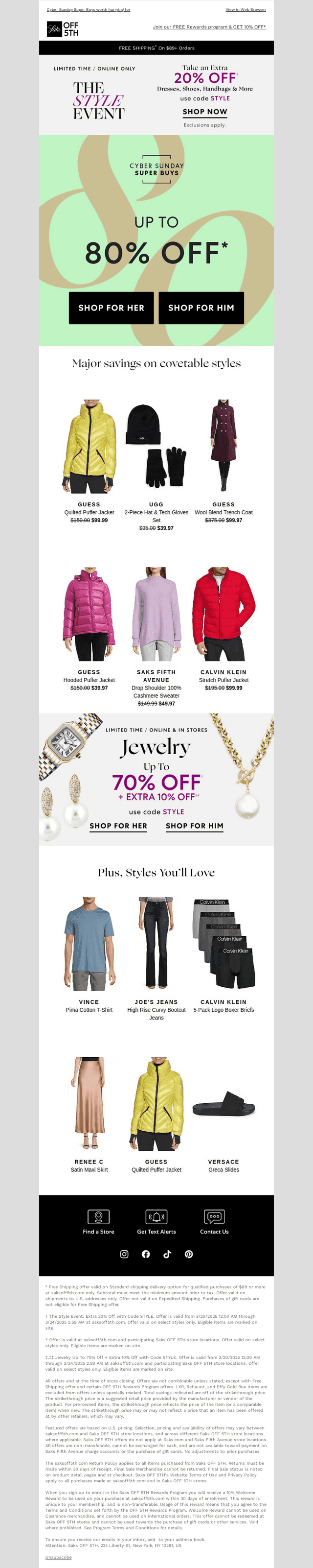 Up to 80% OFF! Time to Sunday scroll