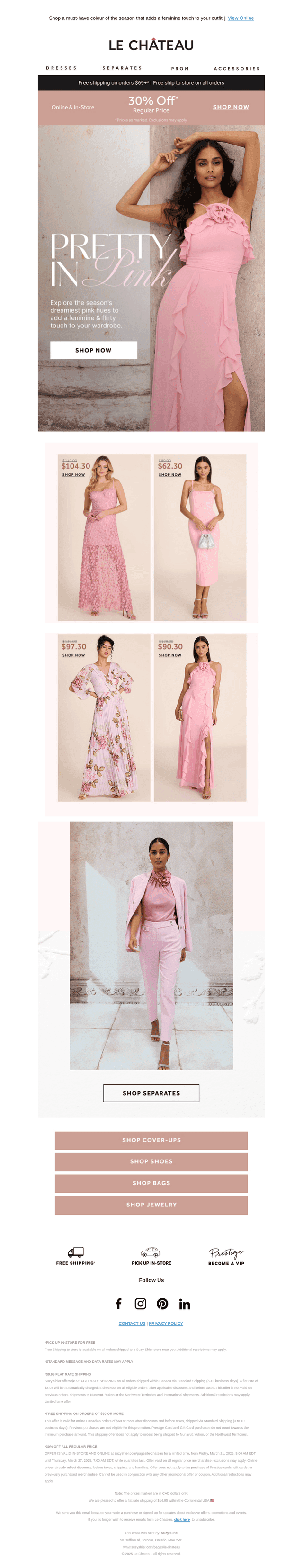Pretty In Pink 💗 With 30% Off!