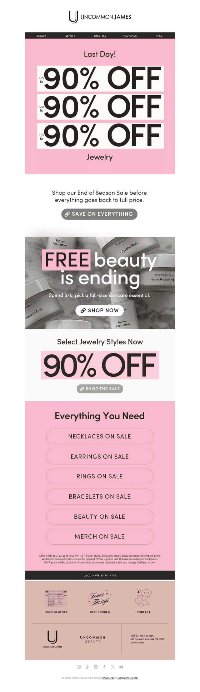 LAST DAY❗Up to 90% off