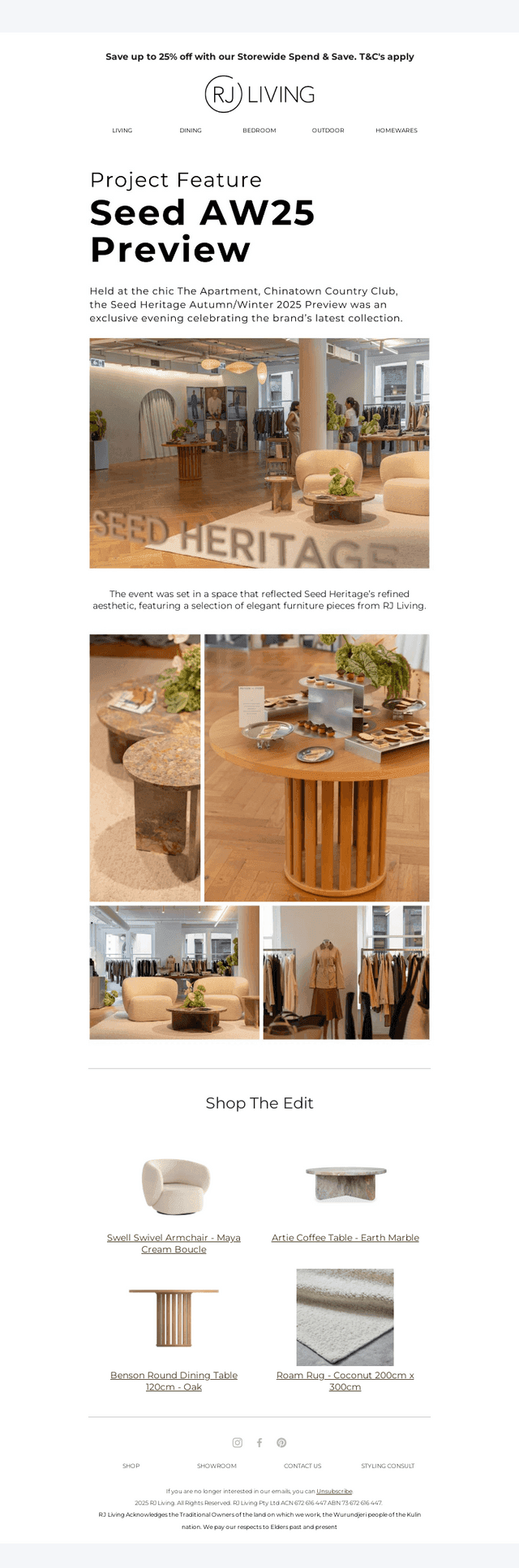 Project Feature: Seed Heritage AW25 Preview