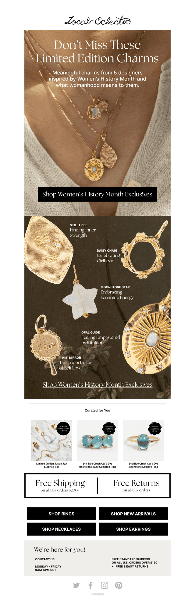 Limited edition charms with a deeper meaning