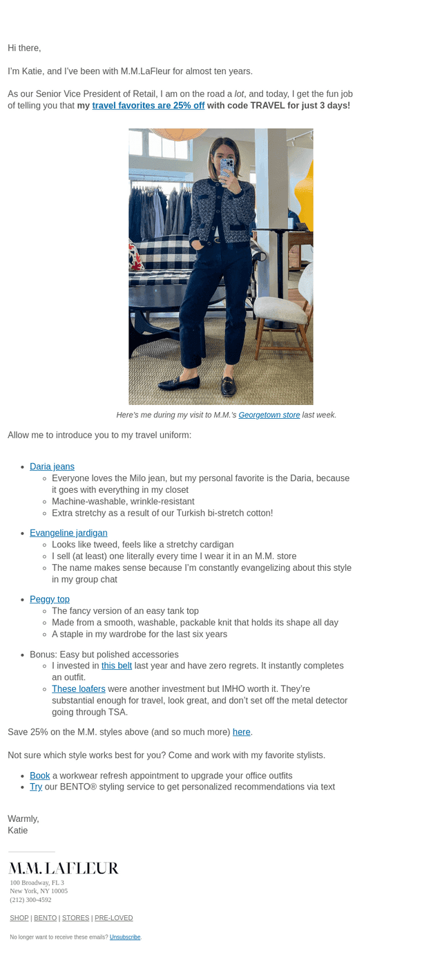 25% OFF TRAVEL STYLES
