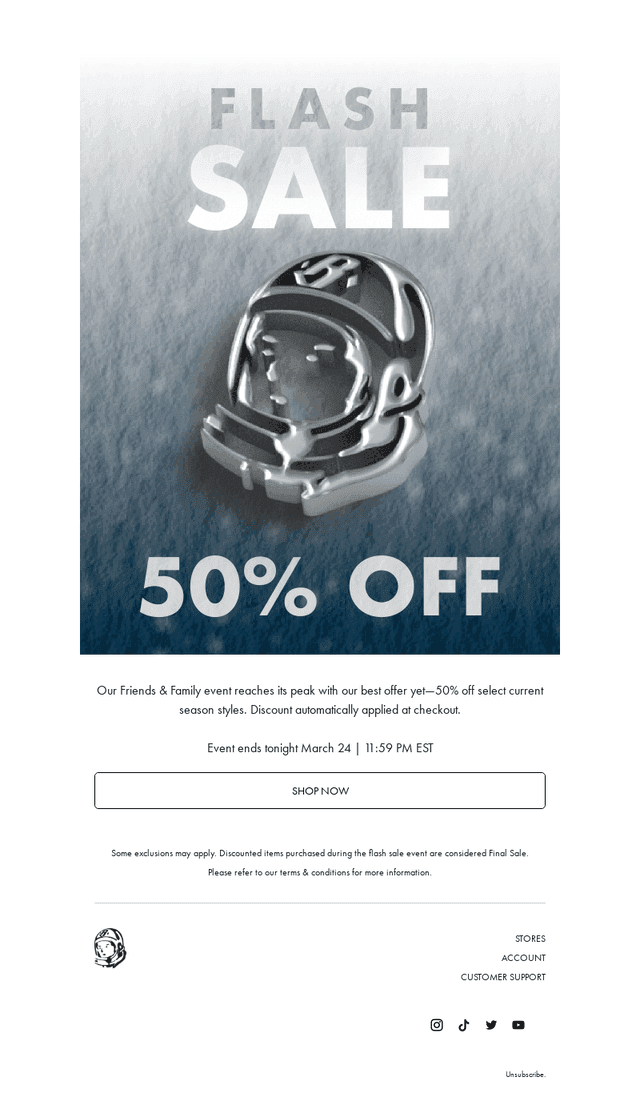 Last Chance: 50% Off Today Only