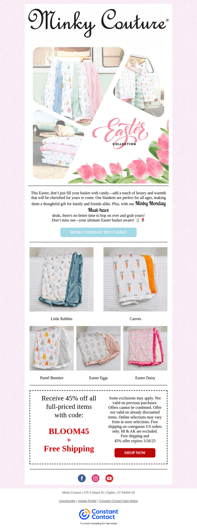 🌸MINKY MONDAY MUST-HAVE