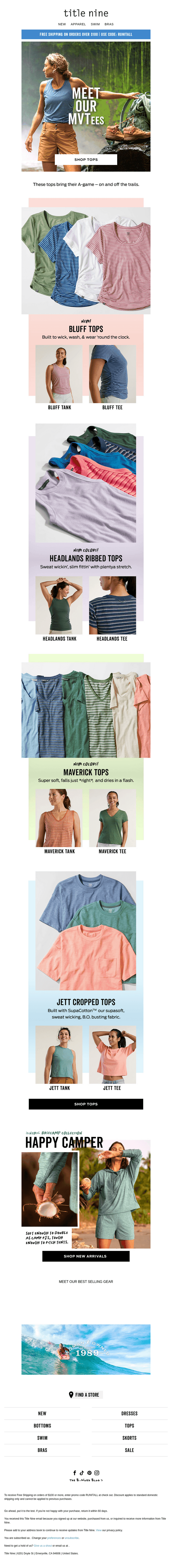 Tops that top our list