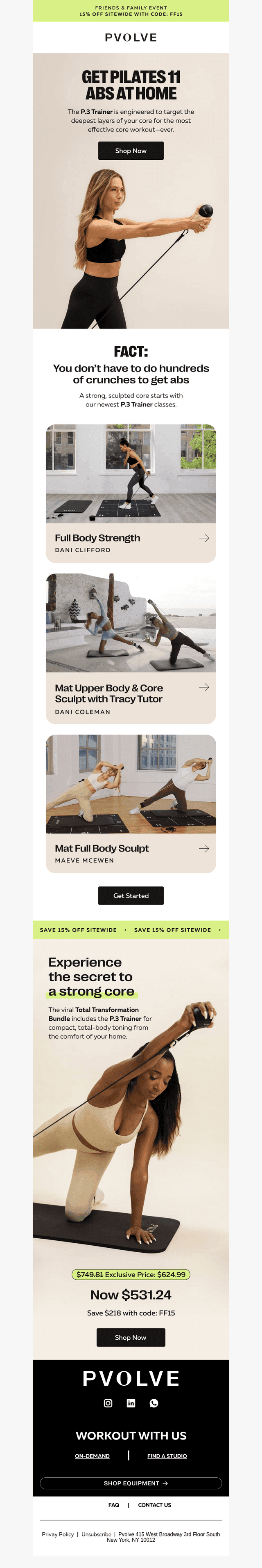 For your deepest core burn yet