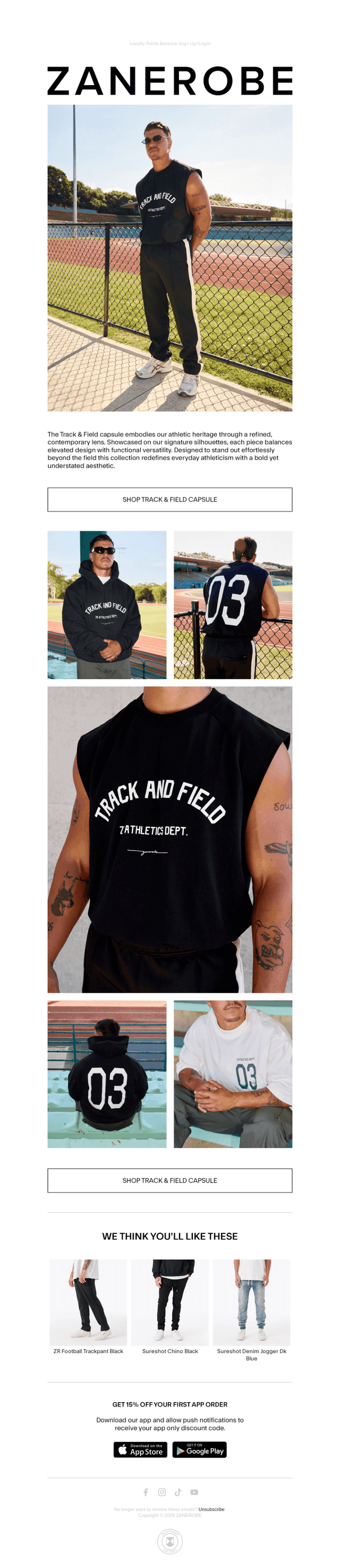 JUST DROPPED | Ltd Ed Track & Field Capsule