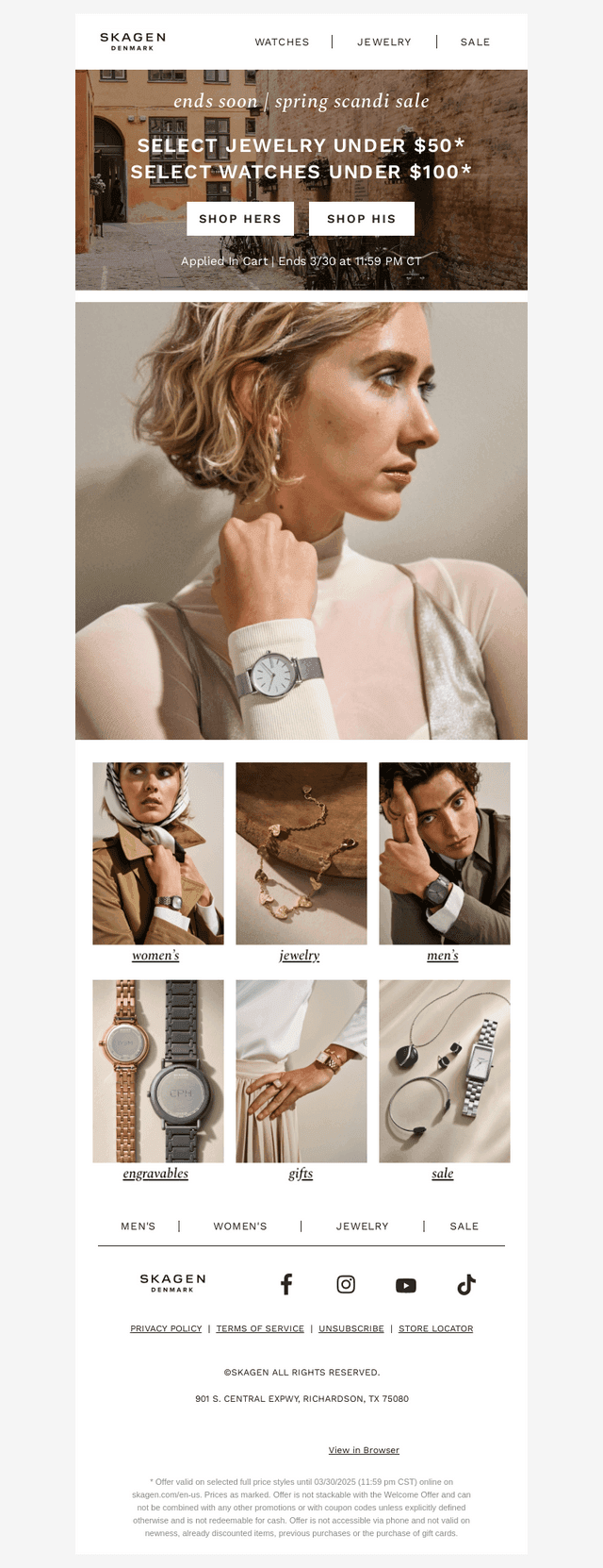 spring scandi sale ends soon