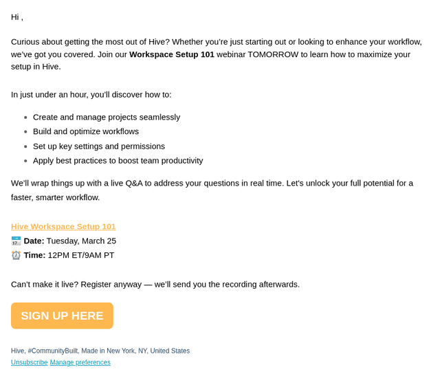 LAST CHANCE: Optimize your workspace in under an hour.