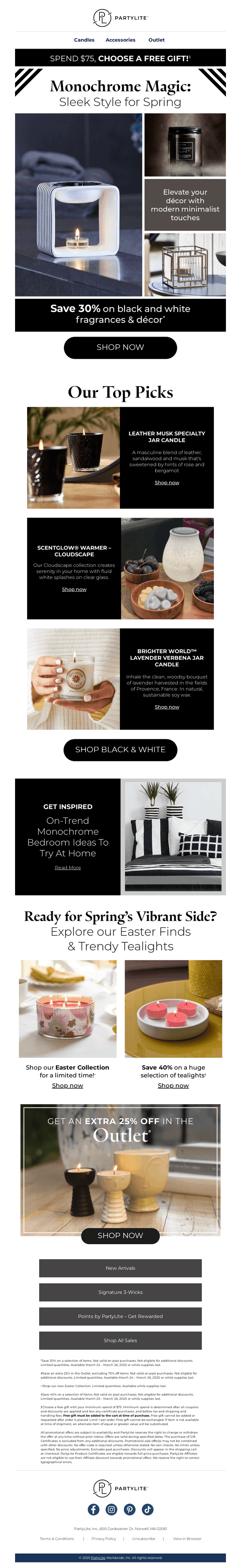 🖤 🤍 Black & White Elegance, Now 30% Off