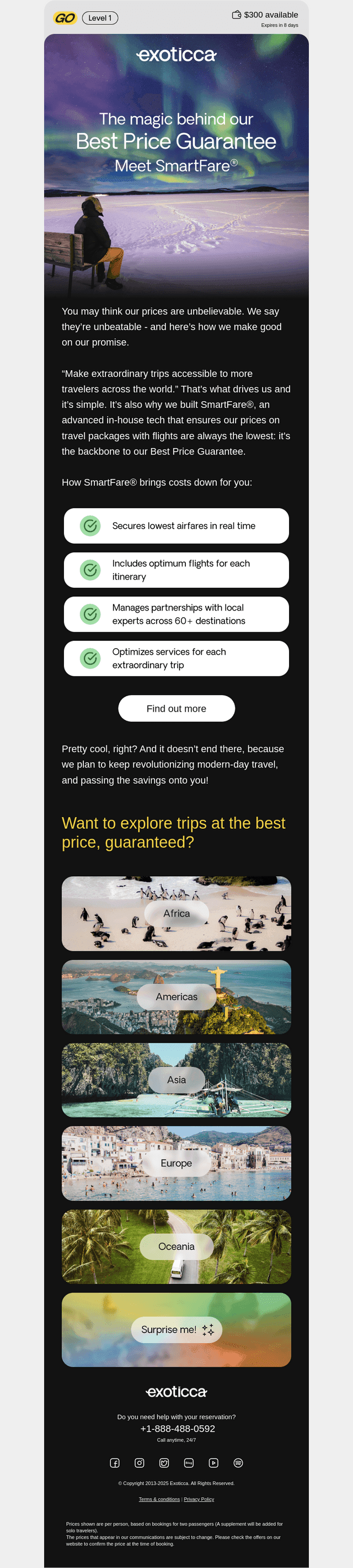 When we say we guarantee the best prices…