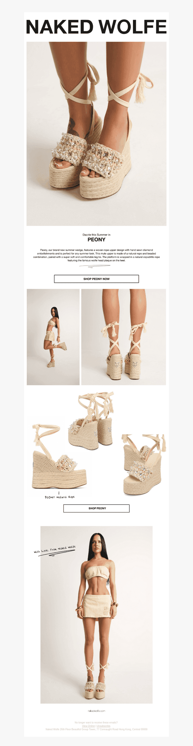 The Peony Wedge