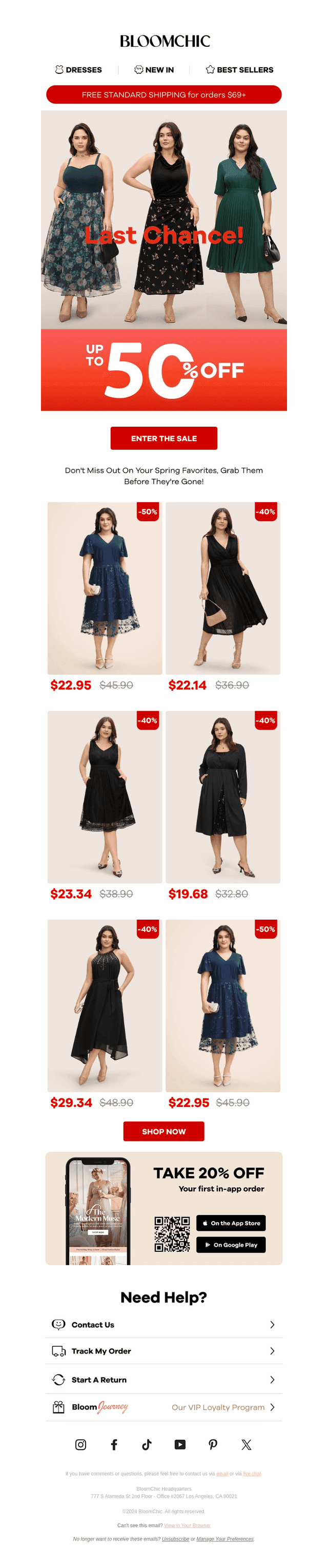 Don’t miss out! Up to 50% off