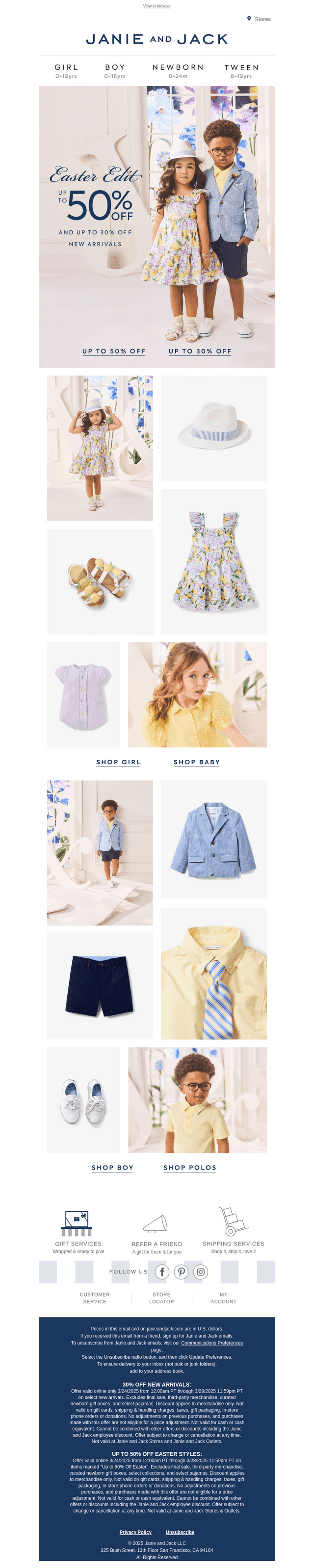 The Easter Edit: up to 50% off