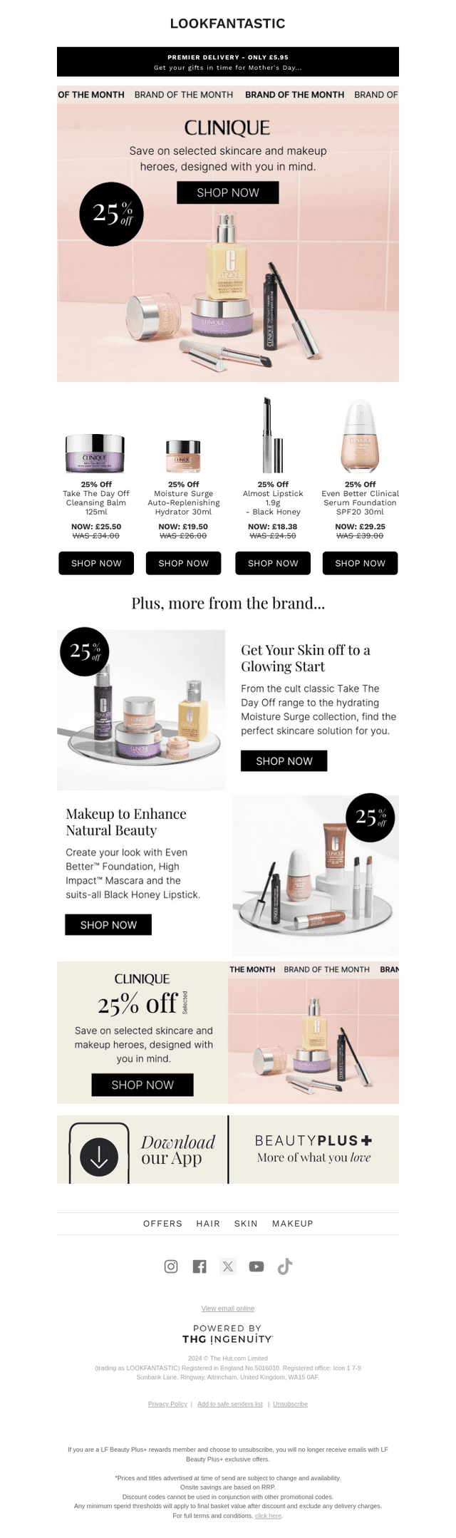 Clinique: 25% Off
