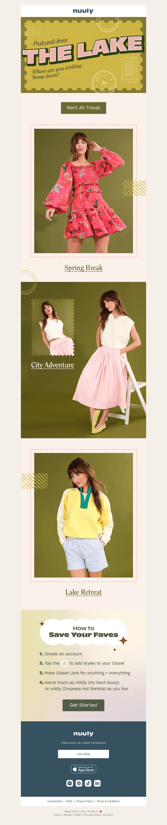 POSTCARDS FROM OUR FAVE DESTINATIONS