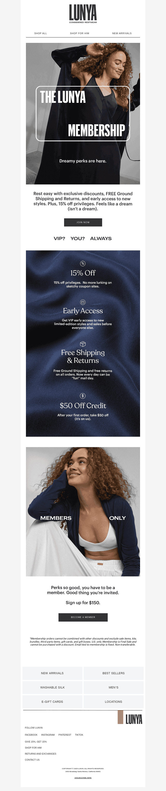 Lunya email from Tue, Mar 25, 2025