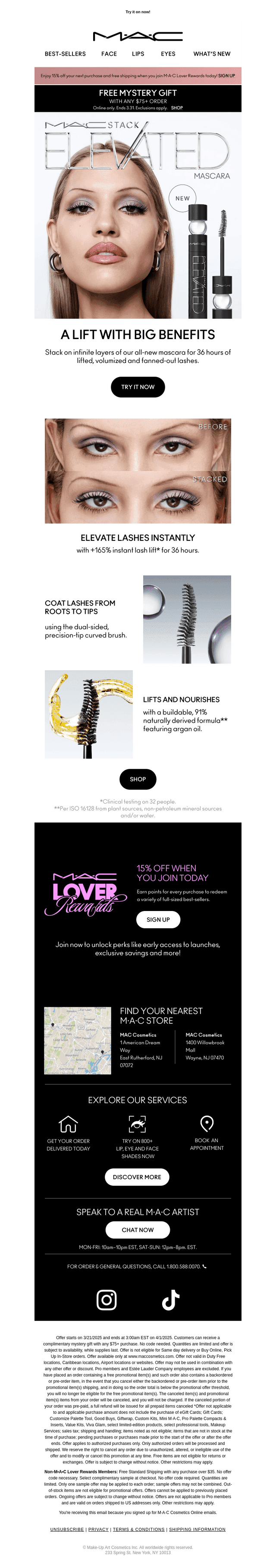 Stack on an ALL-NEW lash-loving mascara formula ⬆️⬆️