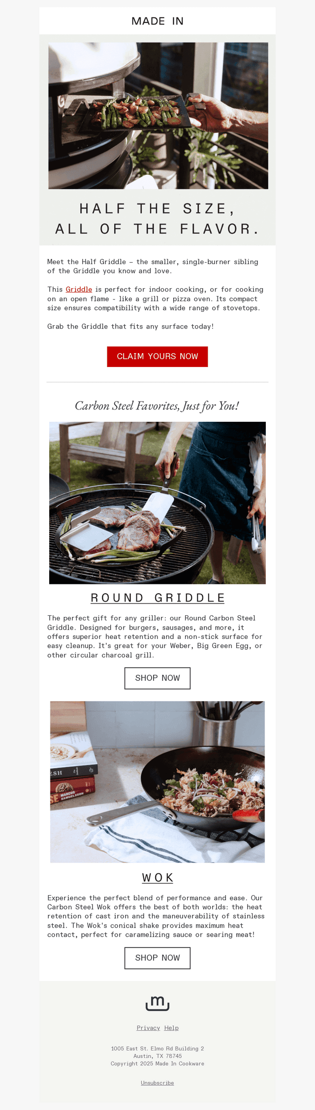 Small Space, Big Flavor: Meet the Half Griddle