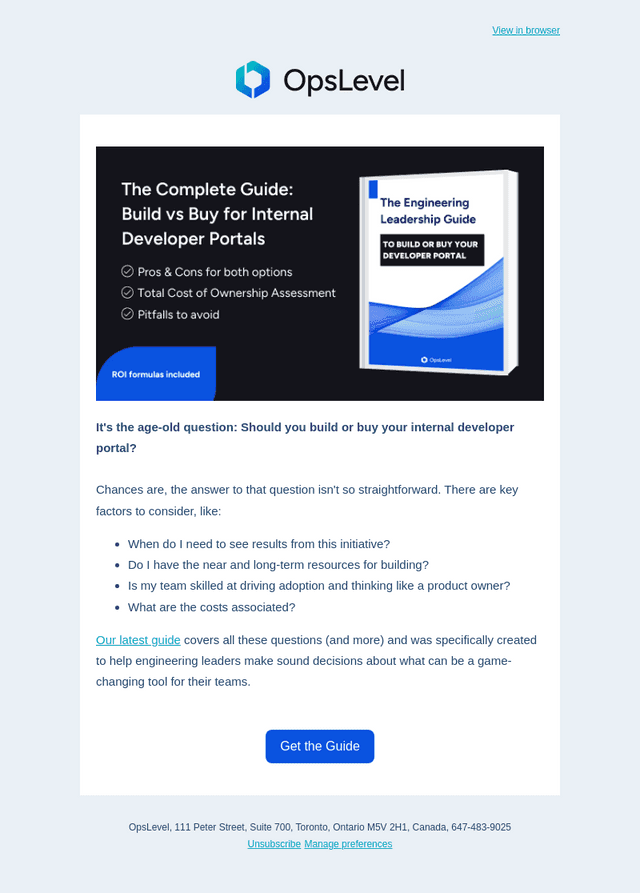 Should you build or buy your dev portal?