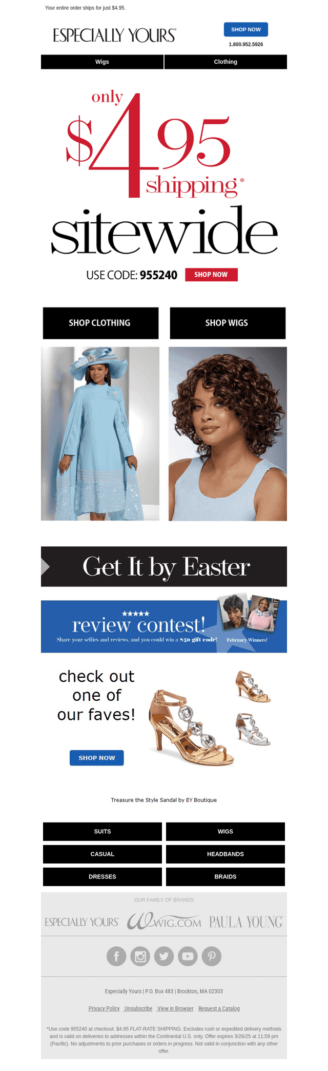 Just $4.95 Shipping? You Got It!