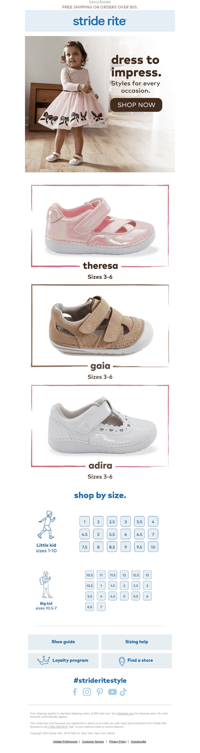 Stride Rite email from Tue, Mar 25, 2025