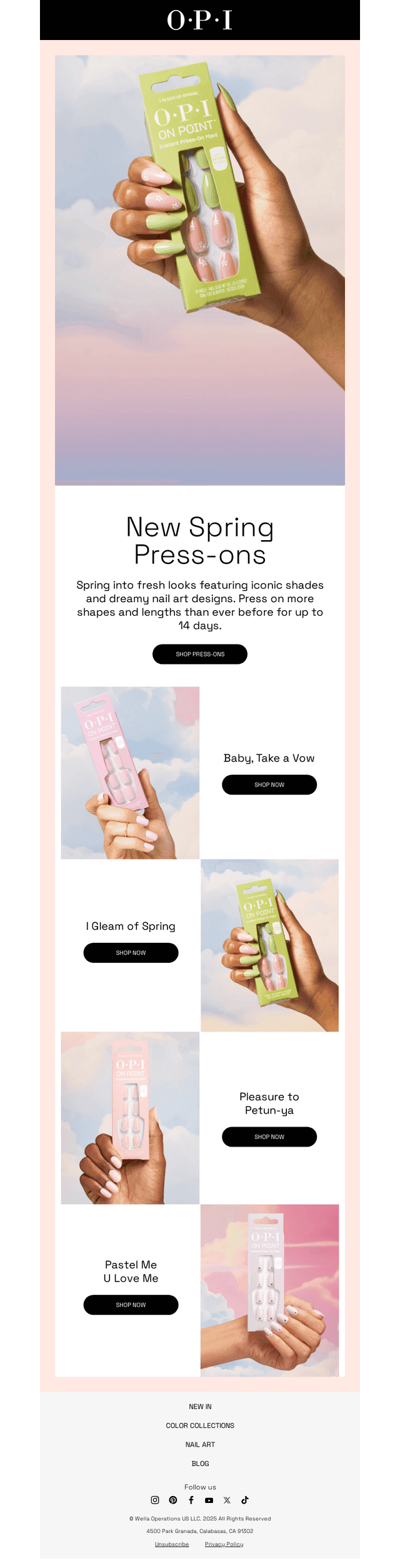 New dreamy spring pressies are here! ☁️💐💅