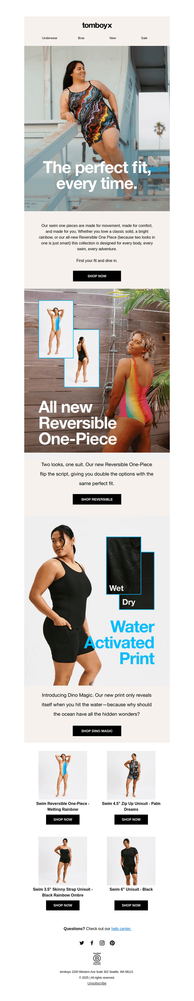 One Pieces for Every Body