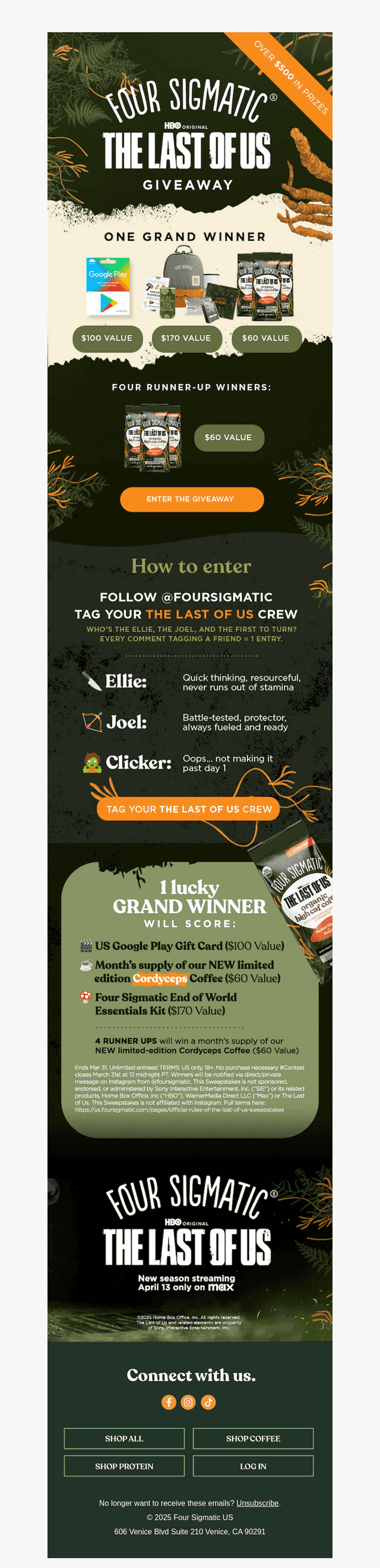 FourSigmatic email from Tue, Mar 25, 2025