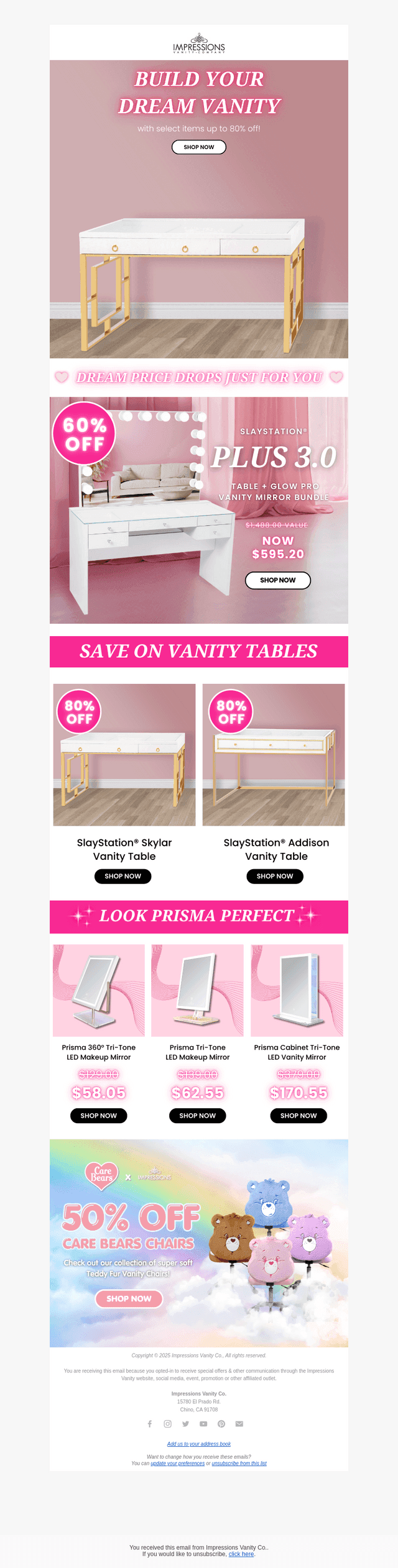 DREAM VANITY SETUP 💖 | Online Warehouse Deals 🤑