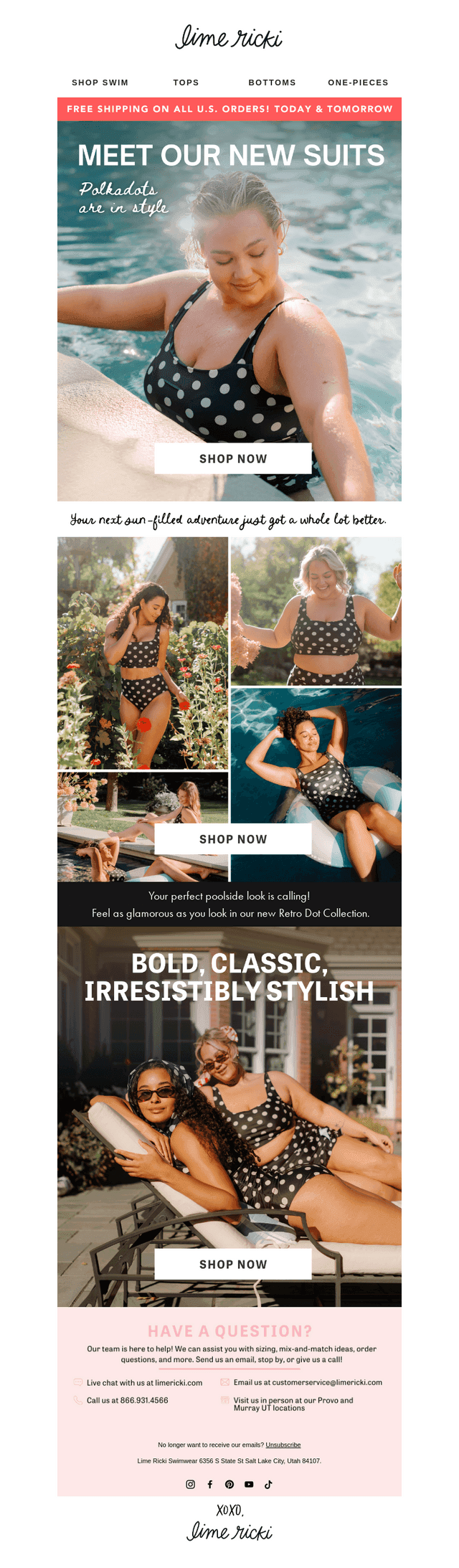 NEW Swim Just Landed—Meet Retro Dot!