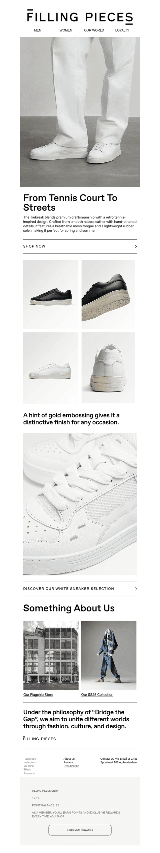 Tiebreak – Tennis Roots, Modern Style