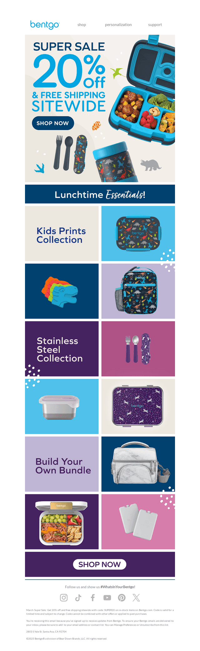 Save 20% And Get Free Shipping!