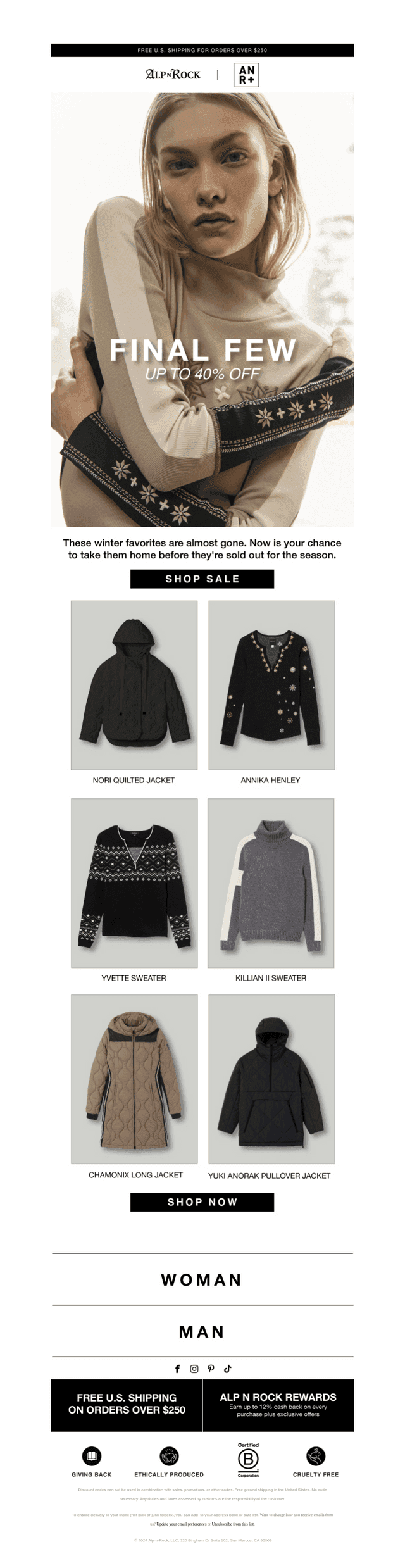 LAST CALL: Low Stock Alert!