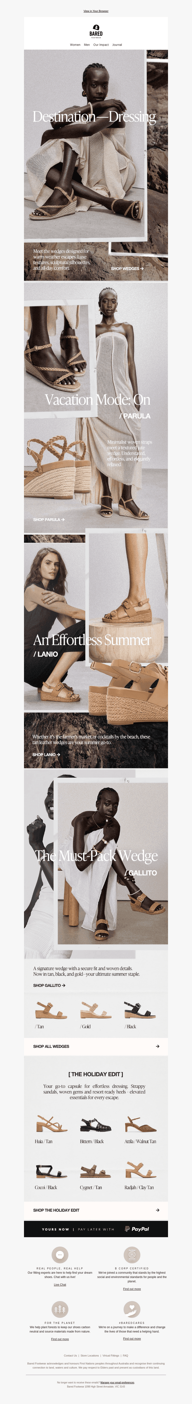 Vacation-Ready Wedges